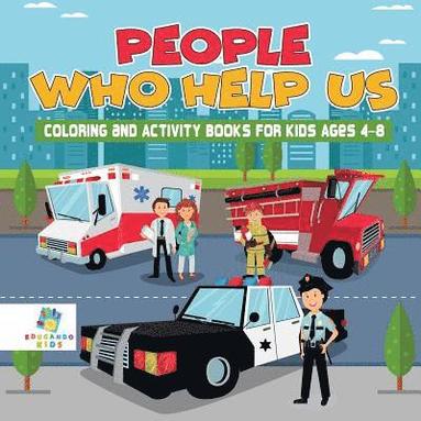 bokomslag People Who Help Us Coloring and Activity Books for Kids Ages 4-8