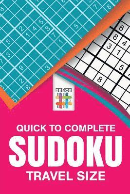 bokomslag Quick to Complete Sudoku Travel Size