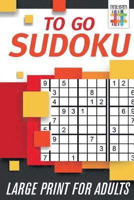 bokomslag To Go Sudoku Large Print for Adults