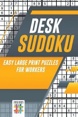 Desk Sudoku Easy Large Print Puzzles for Workers 1