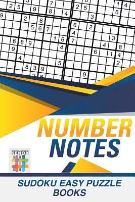 bokomslag Number Notes Sudoku Easy Puzzle Books