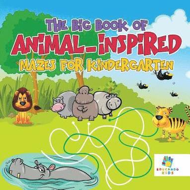 bokomslag Big Book of Animal-Inspired Mazes for Kindergarten