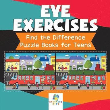 bokomslag Eye Exercises Find the Difference Puzzle Books for Teens