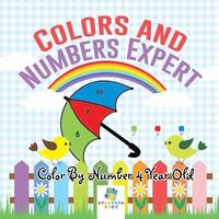 bokomslag Colors and Numbers Expert Color By Number 4 Year Old