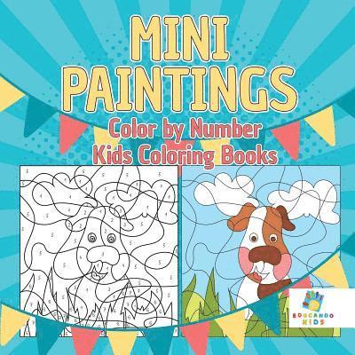 Mini Paintings Color by Number Kids Coloring Books 1
