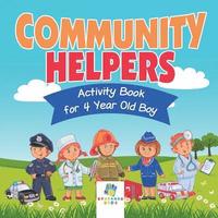 bokomslag Community Helpers Activity Book for 4 Year Old Boy