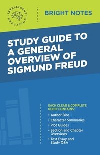 bokomslag Study Guide to a General Overview of Sigmund Freud