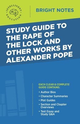 bokomslag Study Guide to the Rape of the Lock and Other Works by Alexander Pope