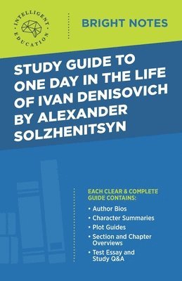 bokomslag Study Guide to One Day in the Life of Ivan Denisovich by Alexander Solzhenitsyn