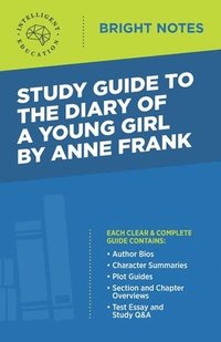 bokomslag Study Guide to The Diary of a Young Girl by Anne Frank