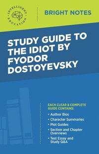 bokomslag Study Guide to The Idiot by Fyodor Dostoyevsky