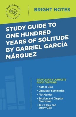 bokomslag Study Guide to One Hundred Years of Solitude by Gabriel Garcia Marquez