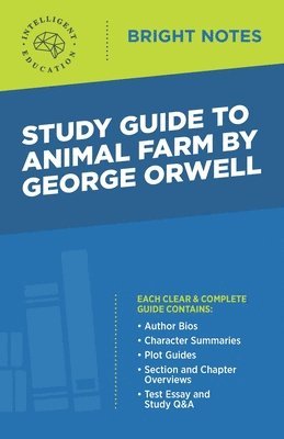 bokomslag Study Guide to Animal Farm by George Orwell