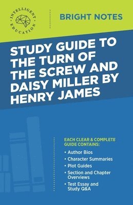 bokomslag Study Guide to The Turn of the Screw and Daisy Miller by Henry James
