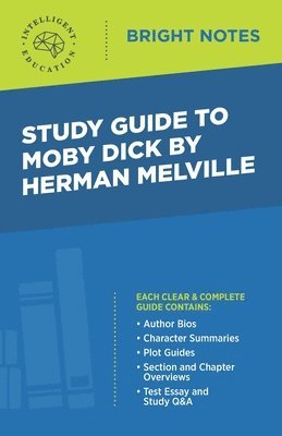 bokomslag Study Guide to Moby Dick by Herman Melville