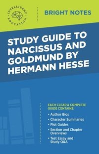 bokomslag Study Guide to Narcissus and Goldmund by Hermann Hesse