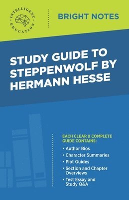 Study Guide to Steppenwolf by Hermann Hesse 1