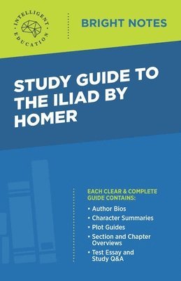 bokomslag Study Guide to The Iliad by Homer