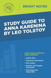 bokomslag Study Guide to Anna Karenina by Leo Tolstoy