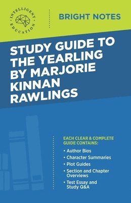 Study Guide to The Yearling by Marjorie Kinnan Rawlings 1