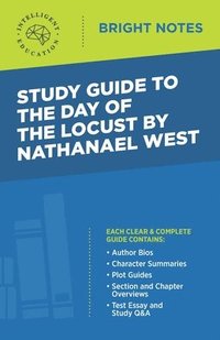 bokomslag Study Guide to The Day of the Locust by Nathanael West