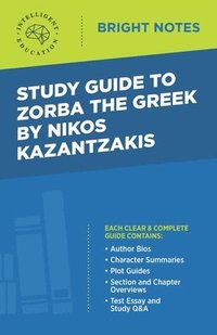 bokomslag Study Guide to Zorba the Greek by Nikos Kazantzakis