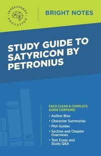 bokomslag Study Guide to Satyricon by Petronius