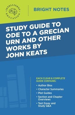 bokomslag Study Guide to Ode to a Grecian Urn and Other Works by John Keats