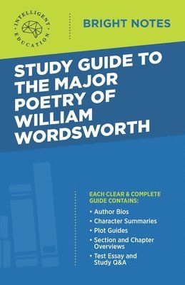 Study Guide to the Major Poetry of William Wordsworth 1