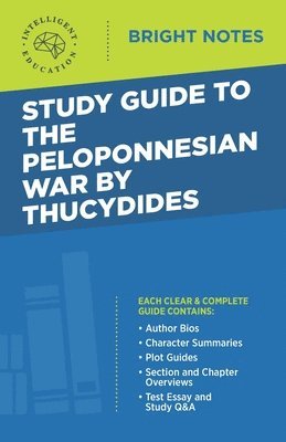 bokomslag Study Guide to The Peloponnesian War by Thucydides