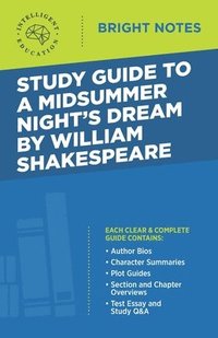 bokomslag Study Guide to A Midsummer Night's Dream by William Shakespeare