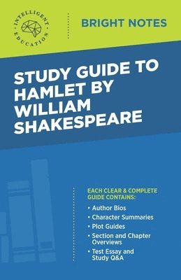 bokomslag Study Guide to Hamlet by William Shakespeare