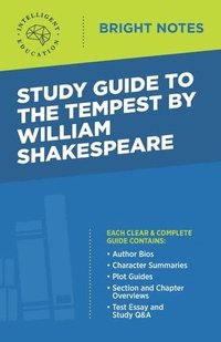 bokomslag Study Guide to The Tempest by William Shakespeare