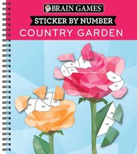 bokomslag Brain Games - Sticker by Number: Country Garden (13 Images to Sticker)
