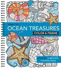 bokomslag Color & Frame - Ocean Treasures (Adult Coloring Book)