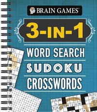 bokomslag Brain Games - 3-In-1: Word Search, Sudoku, Crosswords