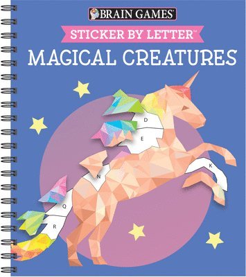 bokomslag Brain Games - Sticker by Letter: Magical Creatures (Sticker Puzzles - Kids Activity Book) [With Sticker(s)]