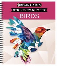 bokomslag Brain Games - Sticker by Number: Birds (28 Images to Sticker)