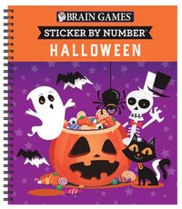bokomslag Brain Games - Sticker by Number: Halloween: Volume 1