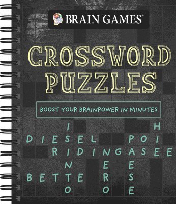Brain Games - Crossword Puzzles (Chalkboard #2): Boost Your Brainpower in Minutes Volume 2 1