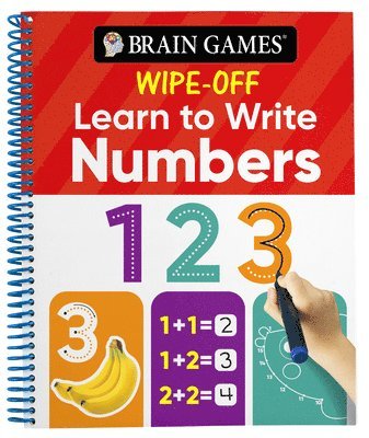 bokomslag Brain Games Wipe-Off - Learn to Write: Numbers (Kids Ages 3 to 6)