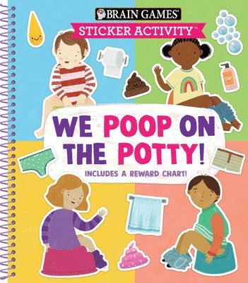 Publications International Ltd, Little Grasshopper Books - Brain Games - Sticker Activity: We Poop on the Potty!: Includes a Reward Chart, Häftad