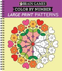 bokomslag Brain Games - Color by Number - Large Print: Patterns (Stress Free Coloring Book)