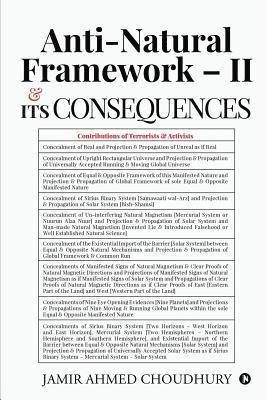 Anti-natural Framework - II & Its Consequences 1