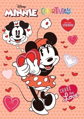 bokomslag Disney Minnie: Share the Love: Colortivity with Stickers