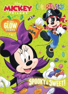 bokomslag Disney Mickey: Spooky & Sweet: Colortivity with Glow Stickers