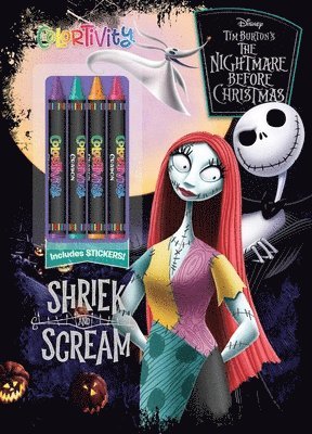 bokomslag Disney Tim Burton's the Nightmare Before Christmas: With Big Crayons!