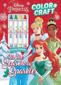 bokomslag Disney Princess: Tis the Season to Sparkle Color & Craft: With 4 Big Crayons and Stickers