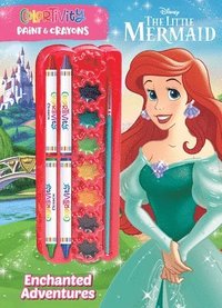 bokomslag Disney Little Mermaid: Enchanted Adventures: Colortivity Paint & Crayons