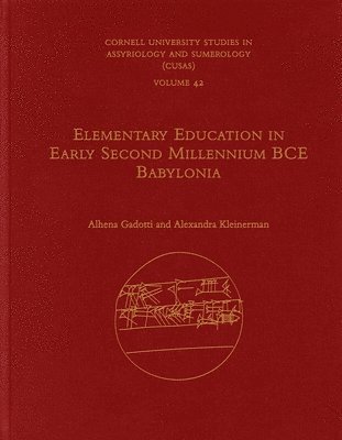 Elementary Education in Early Second Millennium BCE Babylonia 1